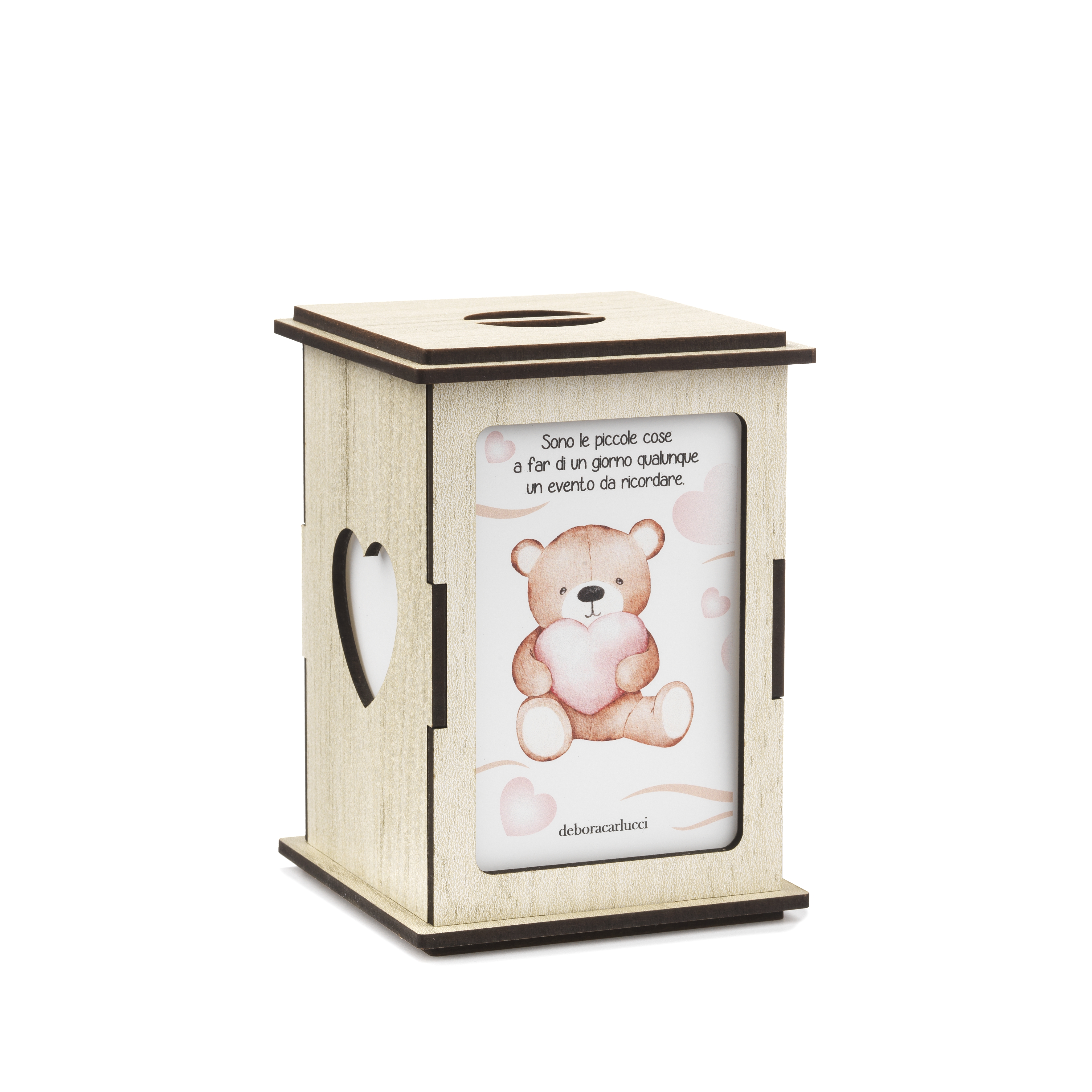 LANTERNA grande CON LUCE LED - ORSETTO - PERSONALIZZABILE