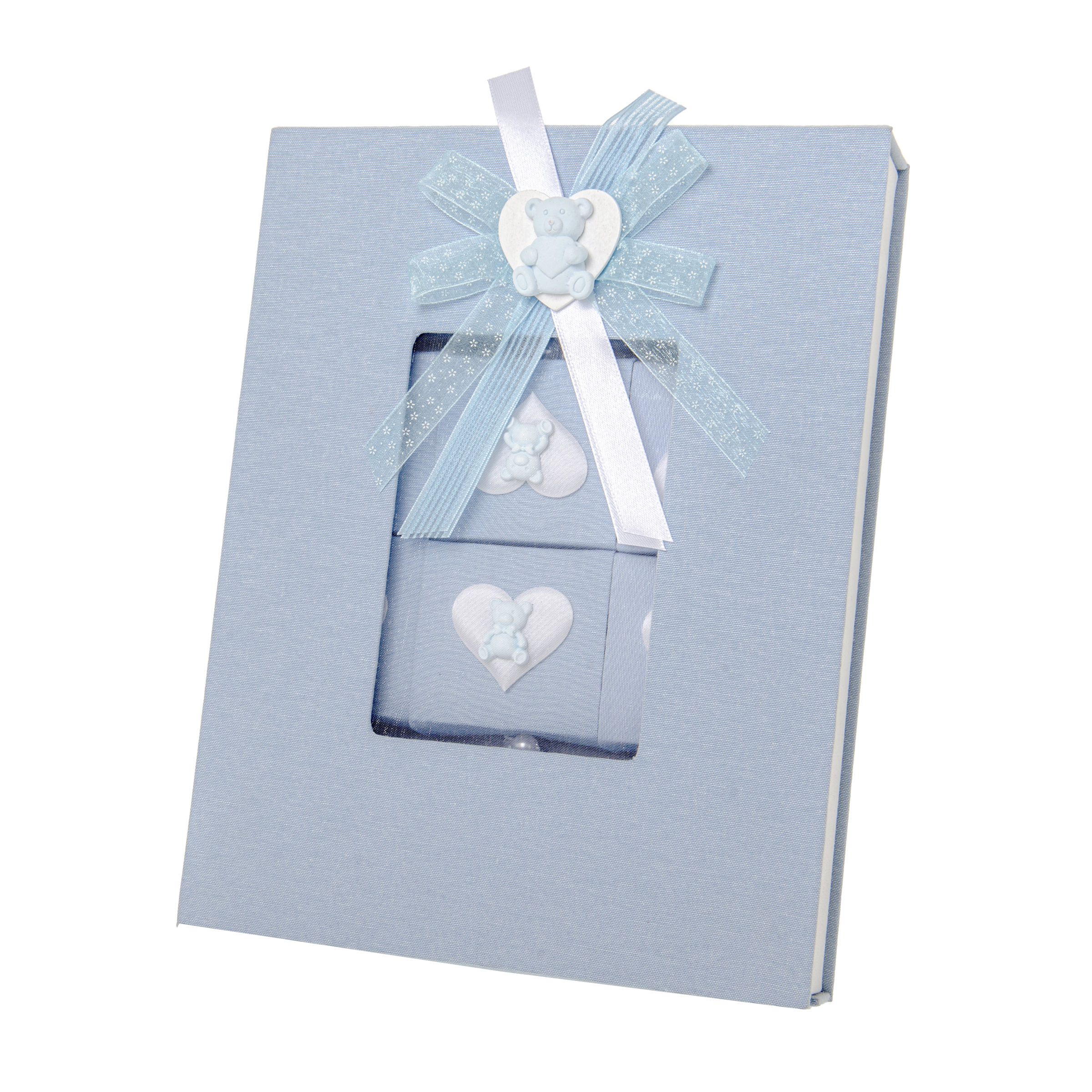CONTENITORI PORTACONFETTI BABY DECORATI ROSA O AZZURRO - 12 PEZZI